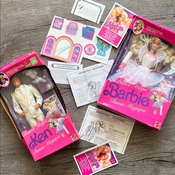 Mattel Other - VINTAGE MATTEL Dance Magic BARBIE & Dance Magic KEN COMPLETE Still Carded! 80’s